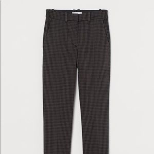 NWT H&M HOUNDSTOOTH SLACK TROUSERS SIZE 10